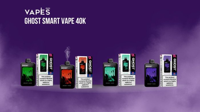Pourquoi la Ghost Smart Vape 40K se démarque-t-elle sur le marché ?