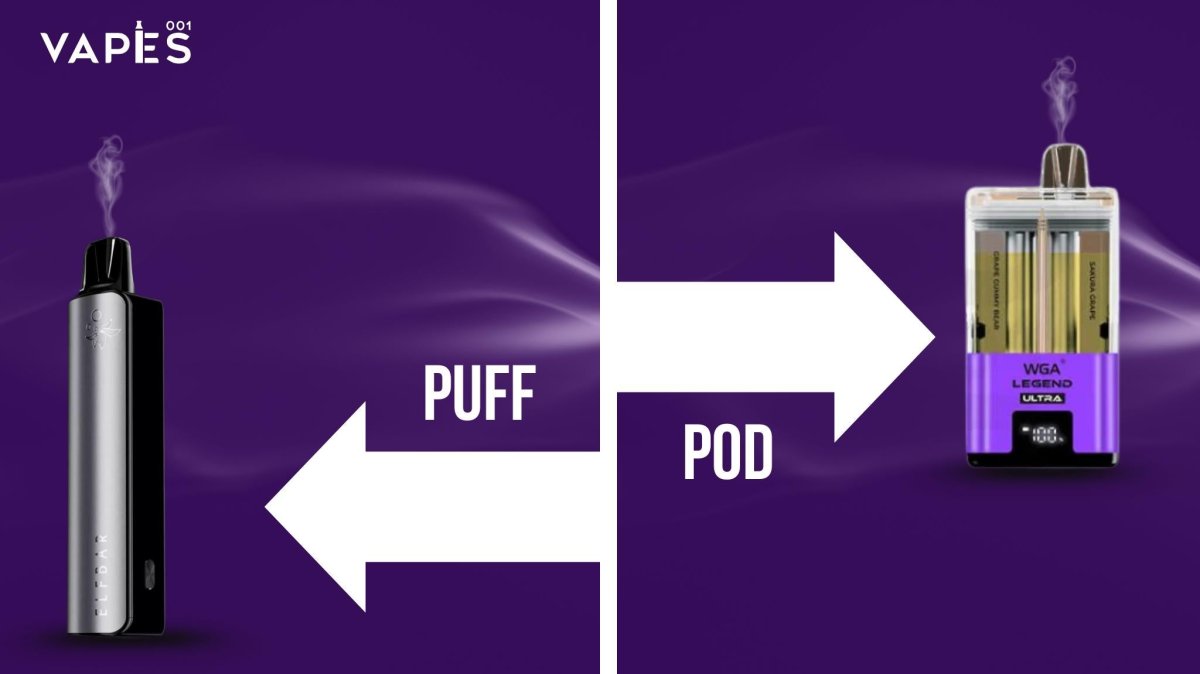 Puff ou Pod ? Le guide ultime pour choisir votre vape sans vous tromper