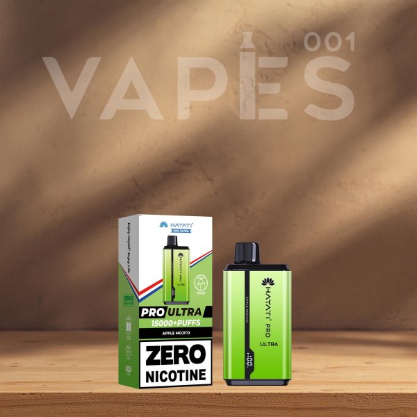 Hayati Pro Ultra 15K - Puff Jetable / Vape Disposable -  0% nicotine