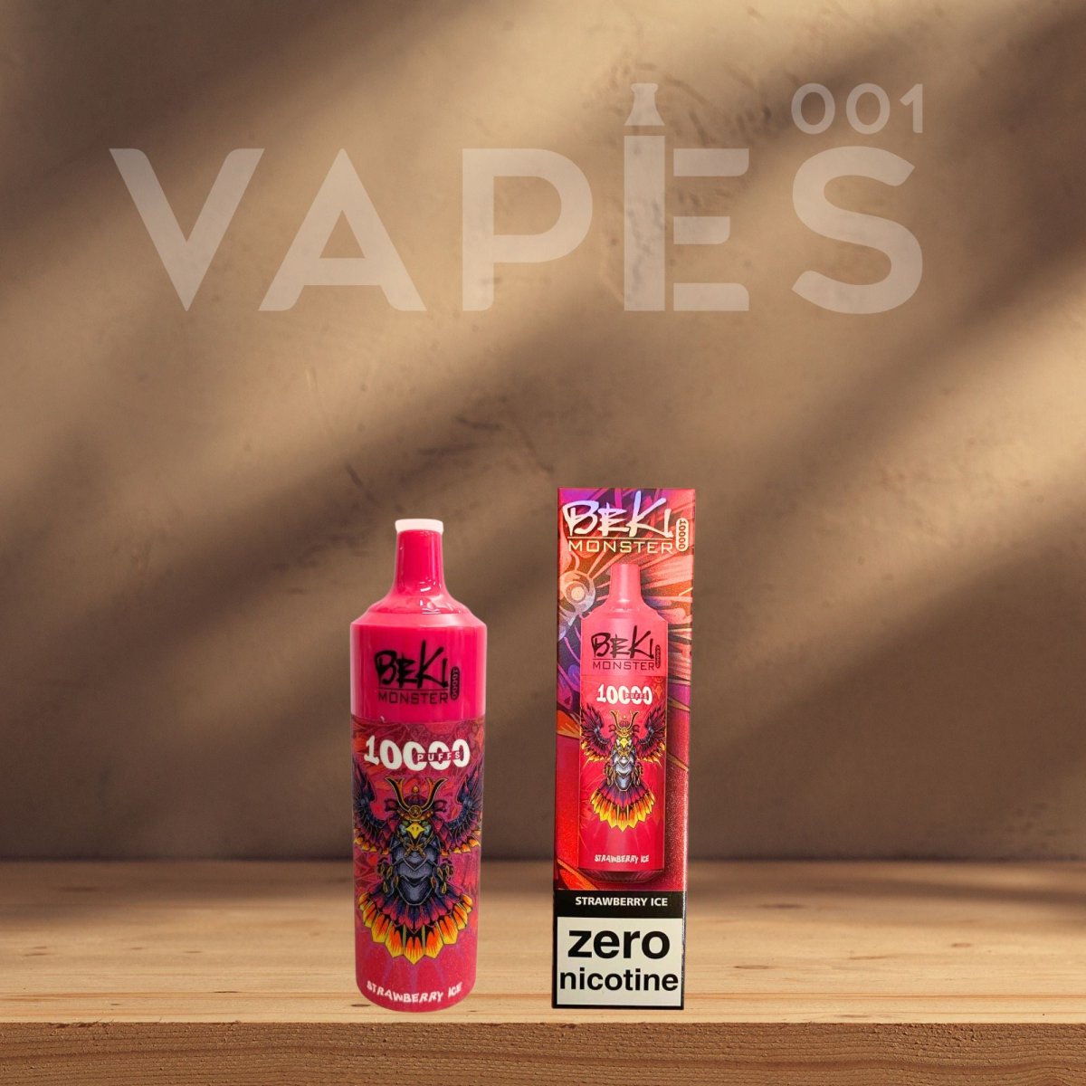 Beki - Monster - 10000 bouffées - 0% de nicotine - Puff Jetable / Disposable