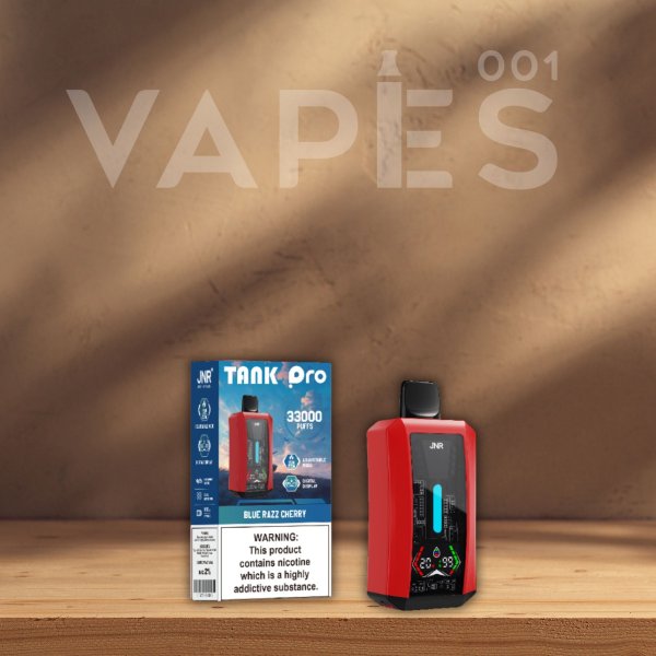 JNR - Tank Pro - 33000 Bouffées - 2% de nicotine - Puff Jetable / Vape Disposable