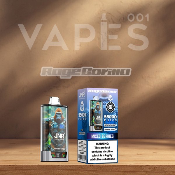 JNR - RageGorilla 55K - Puff Jetable / Vape Disposable 2% Nicotine