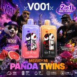 MerryMi - Panda Twins 40K - Puff Jetable / Vape Disposable - 2% nicotine - Double Saveur