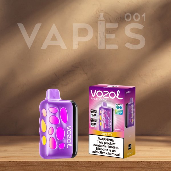 VOZOL - Rave 40K - Puff Jetable / Vape Disposable 5% Nicotine