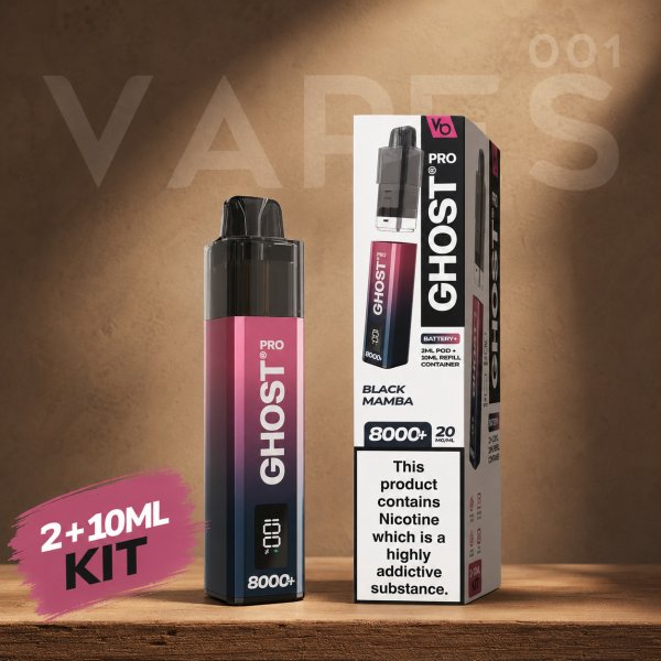 Ghost - Pro 8000+ - 8000 Puffs - Wegwerp Vape 2% nicotine