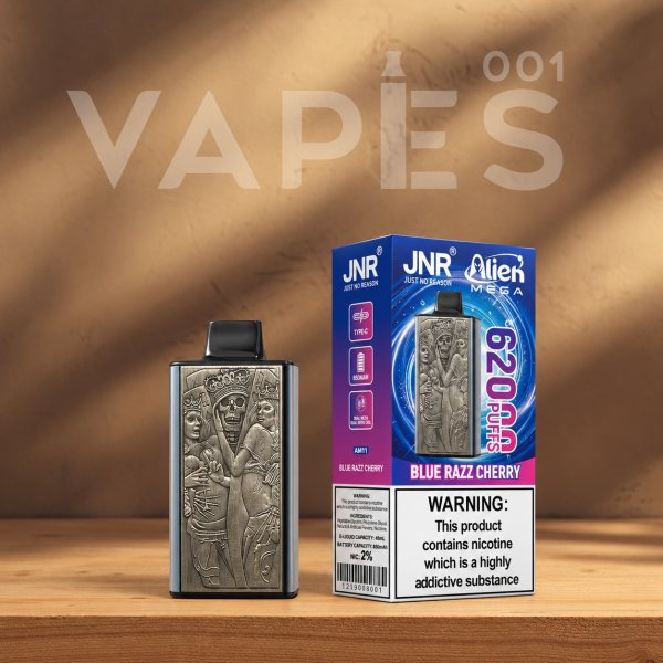 JNR – Alien Mega 62K – Wegwerp Vape / Disposable – 2 % Nicotine